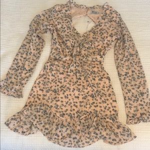 Bonnie long sleeve ruffle dress